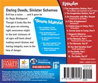 Daring Deeds, Sinister Schemes Back Cover