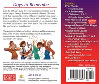 Days to Remember Back Cover