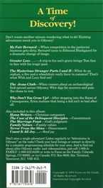 A Time of Discovery Back Cover